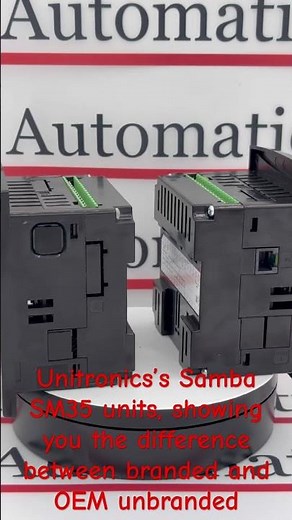 SM35-J from Unitronics, the Samba range comes with two different looks #unitronics #automation#plc