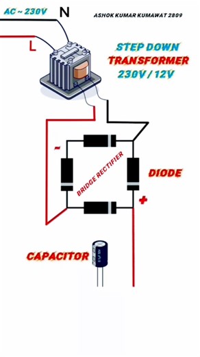 AC to DC Converter #electrical #electronic