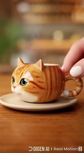 “The Cat Cup Is Alive! 😺☕✨ #Shorts”