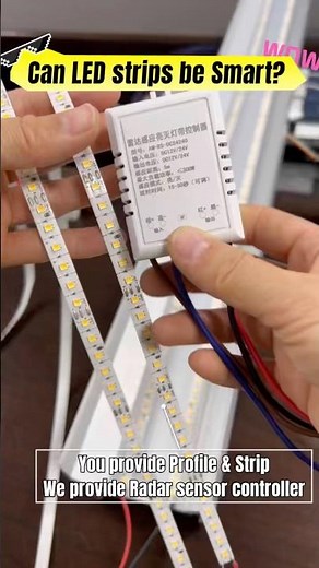 Turn Any Low-Voltage LED Strip into Smart Motion Lighting – Radar Sensor Controller Module