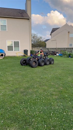 First ride in the 8x6 Go Kart 😮 #reelsvideo #8x6 #custombuild #fabrication #gokart #gokarts #diy #project #howto #fun #fyp | Buildadadgarage