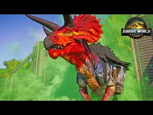 TRICERATOPS HYBRID UNLOCK RELEASE! | Jurassic World Evolution 2 | New Hybrid Dino Reveal