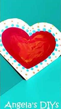 💝{DIY} Handmade Valentine Art Gifts! Easy Heart Paintings