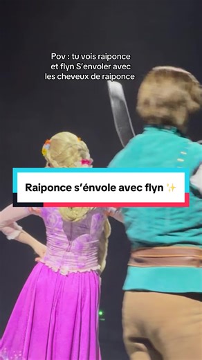 Je ne m’y attendais pas du tout, c’était incroyable 😱😍 #disneysurglace #pov #tangled #raiponce #disney
