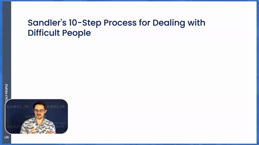 🚨 Conflict Is Inevitable, Being Unprepared Is Optional Difficult conversations don’t have to damage relationships or derail outcomes. Join Aaron Solari of Sandler on February 17 for a hands-on Conflict Resolution training focused on real-world application: ✅ Understanding the psychology behind difficult people ✅ Building trust before and during conflict ✅ Techniques, behaviors, and mindsets that actually work ✅ Turning real-life scenarios into practical solutions Think of this session as a work
