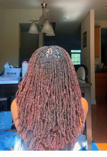 3 years 5 months micro braid locs 😊 #braidlocs #microlocs #locs #hairgrowth