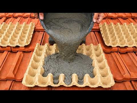 Genius Invention by a 60-Year-Old Plumber! 7 free recycling ideas from egg tray, pvc and cement.