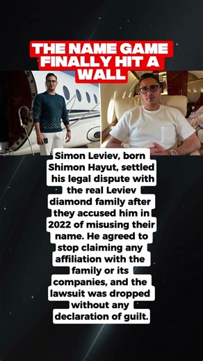 Tinder Swindler Simon Leviev settles diamond family lawsuit 💥