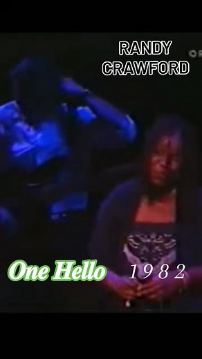 50K views · 1.8K reactions | American retired jazz and RnB singer Randy Crawford sings ONE HELLO her 1982 hit composed by Carol Bayer Sager Bacharah | Enrico Borromeo | Facebook