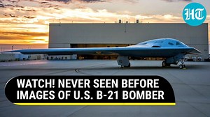 U.S. Shows Off Rare Look Of B-21 Nuclear Raider; World's First Sixth Generation Bomber | Watch