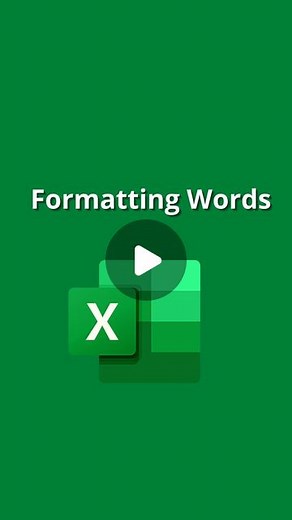 Mark Andrews | Different Ways To Format Words . . . . . #excel #exceltips #exceltricks #spreadsheets #corporate #accounting #finance #workhacks #tutorials | Instagram