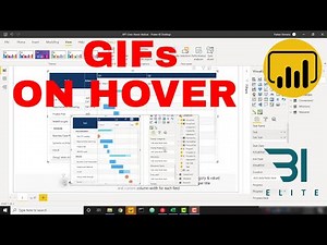 Power BI - Showing GIFs While Hovering Over a Visual