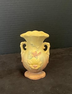 Hull Pottery Magnolia 2 Handled Vase With Matte Finish - Etsy