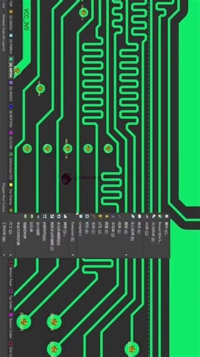 #highspeed #pcbdesign #differential #pair #routing #lengths #tuning in #altium #viral #foryou #fyp