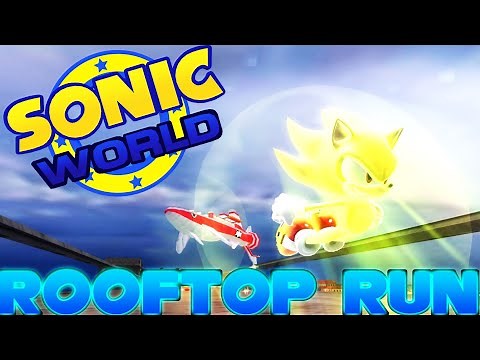 Sonic World R9: Rooftop Run with Unleashed Sonic Mod Showcase