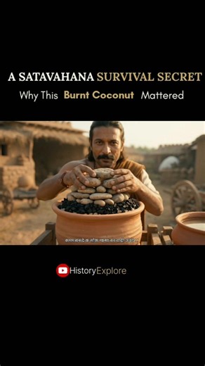 Why Satavahanas Burned Coconut Shells #shorts