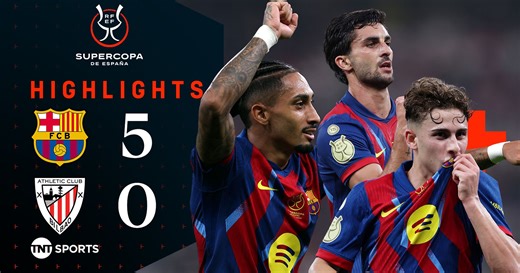 Highlights: Barcelona thrash Athletic Club to reach Spanish Supercopa final