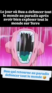 2.6K views · 189 reactions | Buu qui retourne au paradis defoncer tout le monde 藍 | Trolling DBZ - Humour et actualité Dragon Ball | Facebook