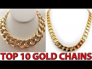 TOP 10 GOLD CHAIN DESIGNS FOR MENS || GOLD ROPE CHAINS & THICK CHAINS FOR MEN