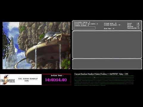 [Commented TAS] Final Fantasy IX 100% Perfect Game Combined Stats Path Playthrough Disc 4 - The End