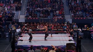 Cole Karter with a failed post-match attack. Watch #AEWCollision LIVE on TNT | All Elite Wrestling