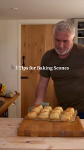 1.2M views · 9.4K reactions | 3 top tips for baking scones! 1. Egg washing 2. Mixture 3. Baking time Find the full video and scone recipe on my YouTube ! #PaulHollywood #scones #recipe #baking #tips | Paul Hollywood | Facebook