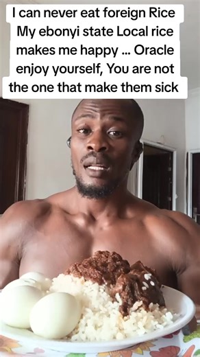 Enjoying Local Rice from Ebonyi State