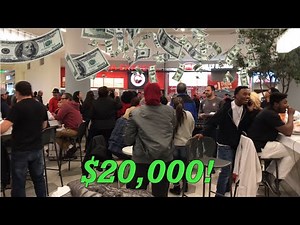 Throwing Fake Money At The Mall Prank! (Gone Right!)
