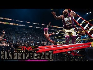 AJ Francis and KC Navarro CRASH AND BURN Off Ladder | TNA Slammiversary 2025 Highlights
