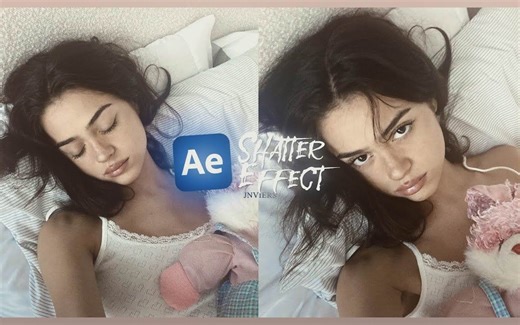 剪辑高级画面破碎shake效果 - after effects tutorial