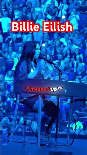 😱 Billie Eilish Messed Up Mid-Song — What Happened Next SHOCKED Everyone