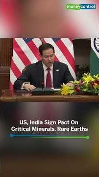 India, US Sign Rare Earth And Critical Minerals Pact Amid Global Supply Chain Push