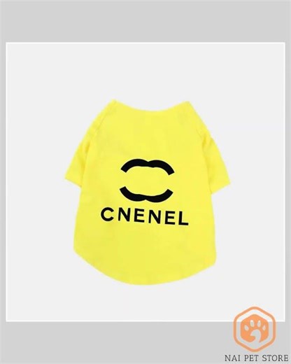 Spring Summer Cotton Stretch Pet Letter T-Shirt