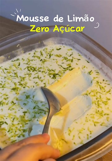 Mousse de Limão Fit Zero Açúcar