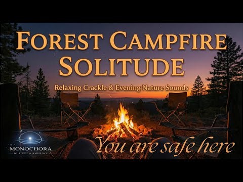 You Are Not Alone | Cozy Campfire Night with Friends (Muffled Talking & Fire Sounds)