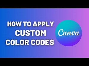 Personalize Your Palette: Applying Custom Color Codes in Canva