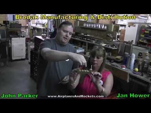 Brodak Manufacturing Tour - Control Line Handles