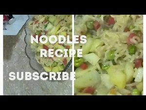 How to cook noodles. Easy noodles recipe for kids,vegetable noodles, quick recipe,
