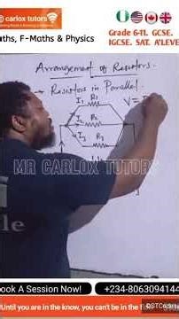 RESISTORs in Parallel in Physics #maths #physics
