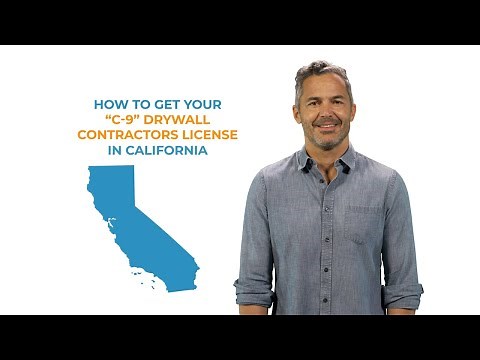 How To Get C9 Drywall Contractors License