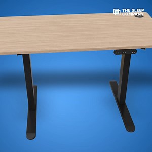 9.5K views · 28K reactions | Experience comfort and productivity like never before ✔️ One-touch sit-stand ease ✔️ Preset your perfect height setting ✔️ Strong, stable, stylish ✔️ Suitable for every working style | The Sleep Company | Facebook