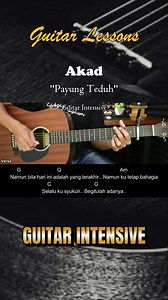 Akad - Payung Teduh - Tutorial chord gitar mudah #akad #payungteduh #martinguitar #guitarintensive #chordgitar #guitarchords #acousticguitar #acoustic #tutorialgitarmudah #tutorialgitar #guitarlessons #guitartutorial | Guitar Intensive