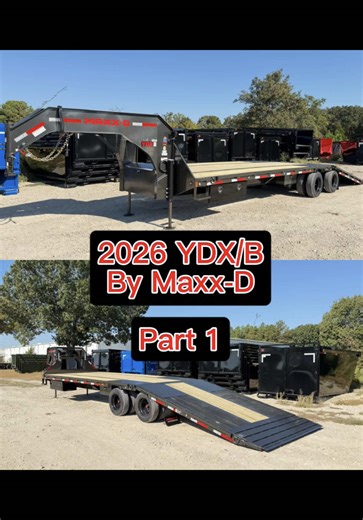Are you looking for a trailer to move your heavy machinery around? Our new 2026 YDX/B by Maxx-D is here 😤 👉 Call Regal 430-340-0307 Follow for Part 2! #equipment #machineryequipment #bestseller #trailers #texas