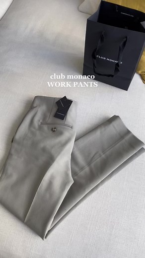 Stylish Work Pants Haul from Club Monaco
