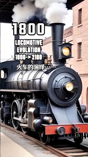 train evolution from 1800 to 2100 #viralvideo
