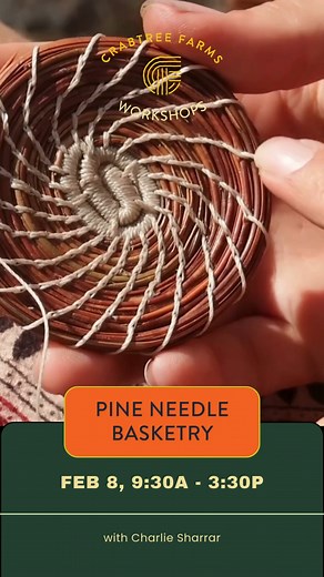 ✨ Weave Your Own Pine Basket! ✨ Discover the art of pine basket weaving in this hands-on workshop! 🌲 Join us for a creative day where you’ll learn traditional techniques to craft your very own handmade basket—complete with a lid! Under the guidance of Charlie (@charlie.s.web on Instagram), a talented self-taught pine basket weaver, you’ll explore the meditative and rewarding process of working with natural materials to create something both functional and beautiful. No prior experience needed—j