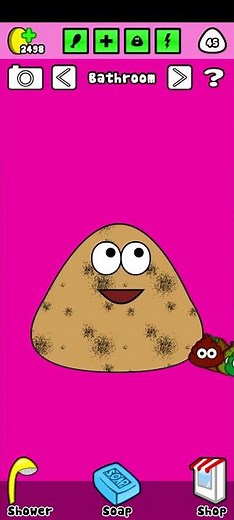 Pou Gameplay #Pou #PouGameplay #Shorts