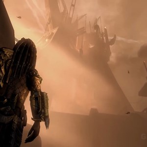 Predator Throws Predalien Off Pyramid Scene - Aliens Vs Predator | Mr OP Gaming