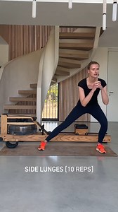 2.4K views · 33 reactions | Ready to take your WaterRower workout up a notch? Save this video for the perfect range of lower body exercises to add into your usual routine  WATERROWER Lower Body Workout 100M Row 10 Squats 100M Row 10 Side Lunges 100M Row 10 Forward Lunges 100M Row 10 Squat Jumps #LowerBody #Fitness #Workout #WATERROWER #LowerBodyWorkout #WaterRowerWorkout | WATERROWER | Facebook