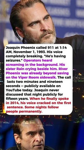 River Phoenix's 911 Call Plays on YouTube Today—His Brother Joaquin's Voice Still Breaks Hearts